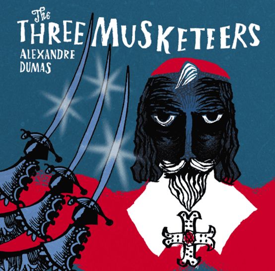 Illyria's Three Musketeers artwork showing a musketeer with crossed swords